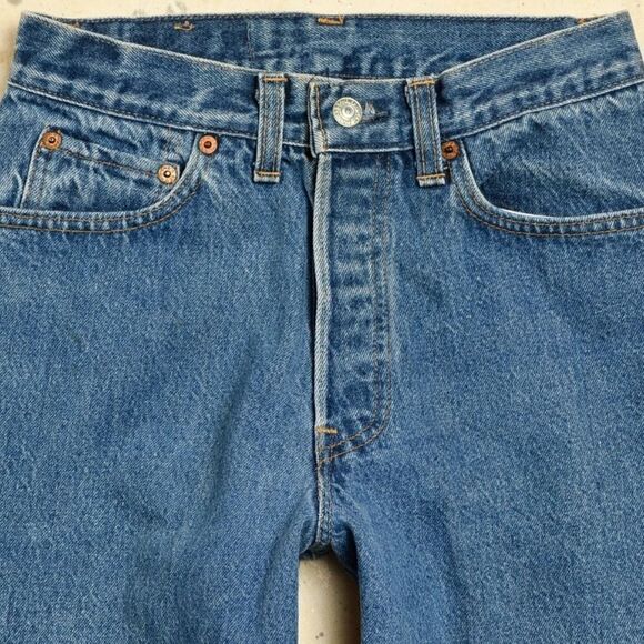 Levi’s 26501-0116 Vintage High Rise Button Up Jeans W27 L34 Very Good Condition - Picture 9 of 10